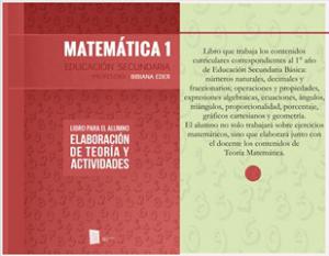 Nuevo Libro de Matem�ticas para 1er A�o de Educaci�n Secundaria de la Profesora Bibiana Eder